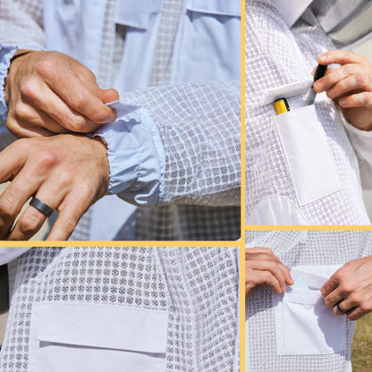 3-Layer Ventilated Beekeeping Jacket