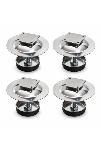 Stainless Steel Anti-Ant Beehive Feet – Set of 4