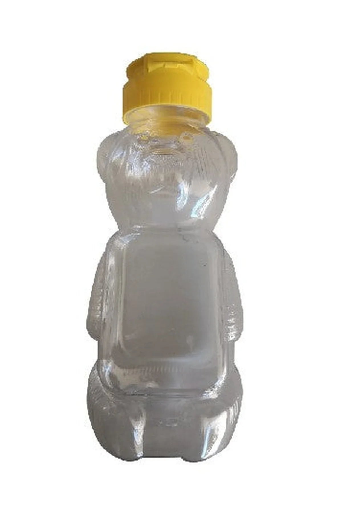 Honey Bear Squeeze Bottles with Yellow Flip-Top Lids – 188 Pack