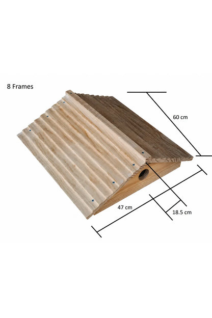 Ventilated Gabled Beehive Roof – 8 & 10 Frame