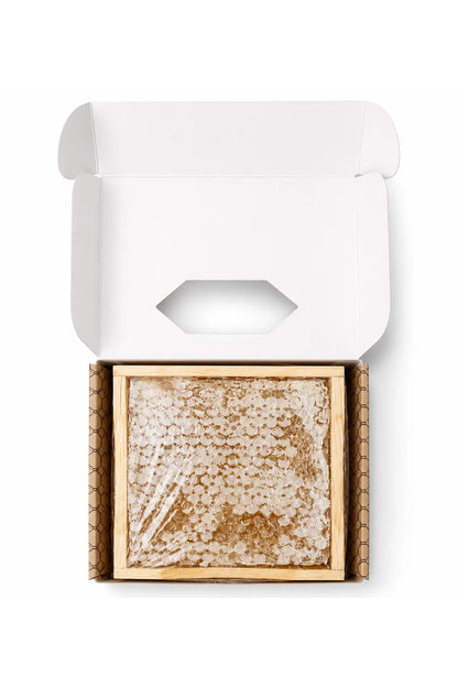 Wooden Comb Honey Boxes with Packaging – Set of 8