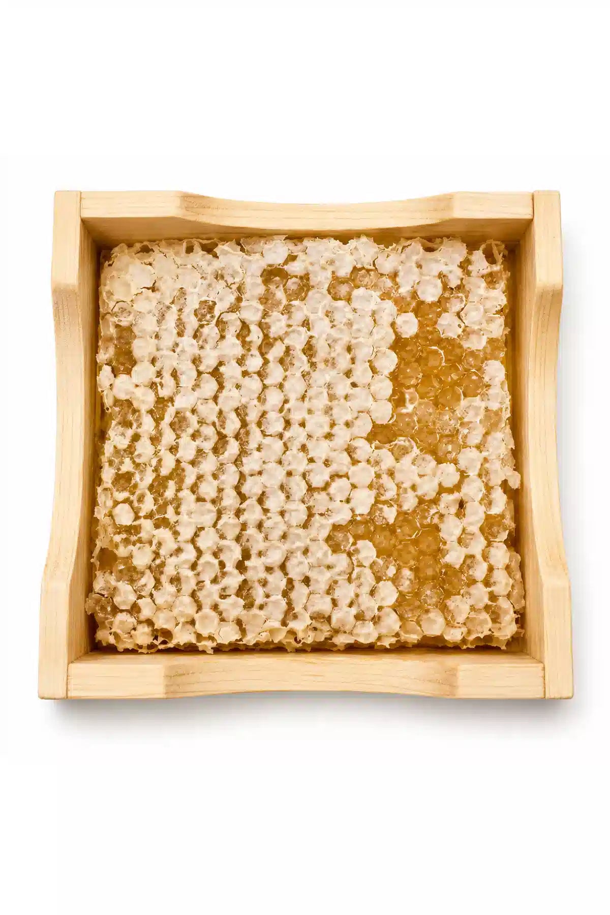 Wooden Comb Honey Boxes with Packaging – Set of 8