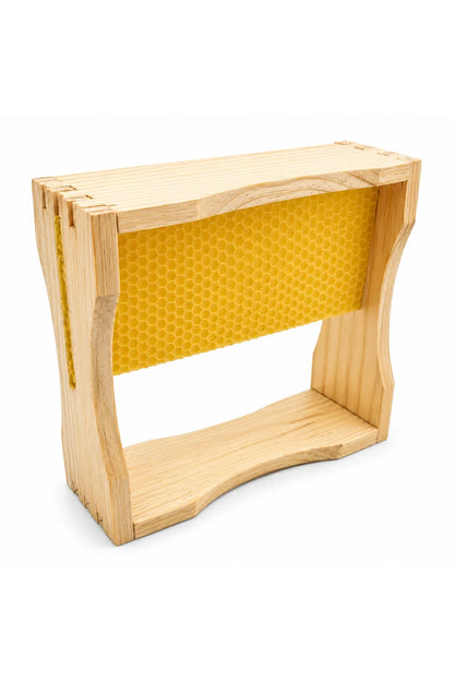 Wooden Comb Honey Boxes with Packaging – Set of 8