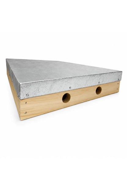 Insulated Ventilated Beehive Lid with Galvanized Metal Cover