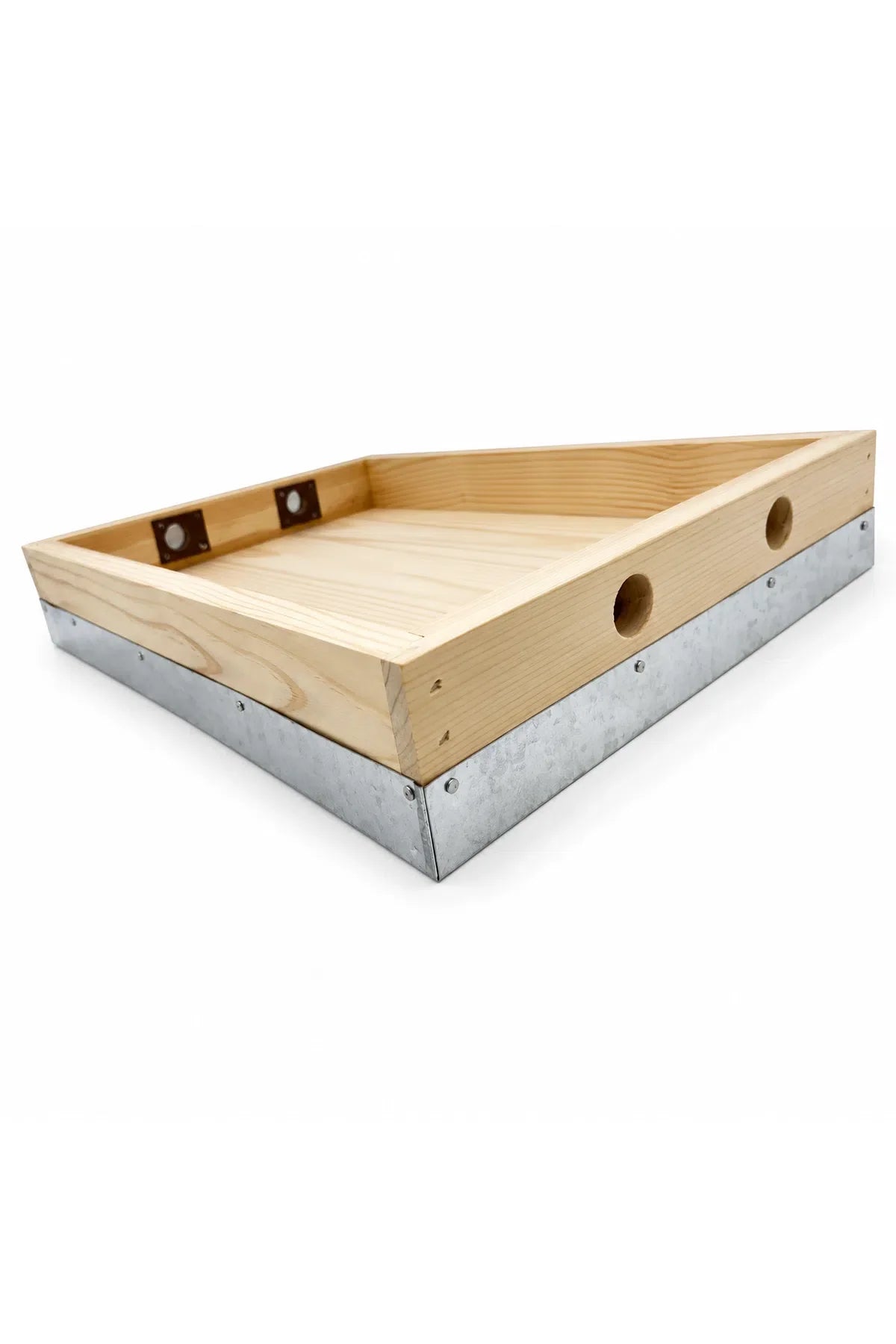 Insulated Ventilated Beehive Lid with Galvanized Metal Cover