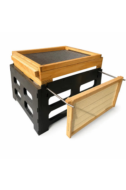 Mesh Bottom Board with Beetle Tray & Beehive Stand – 8 & 10 Frame