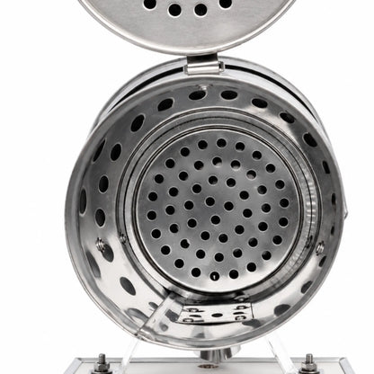 Pink Stainless Steel Beekeeping Smoker with Heat Shield