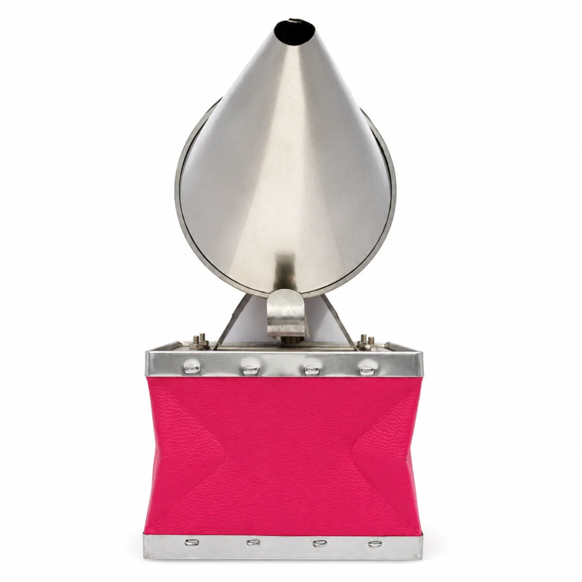 Pink Stainless Steel Beekeeping Smoker with Heat Shield