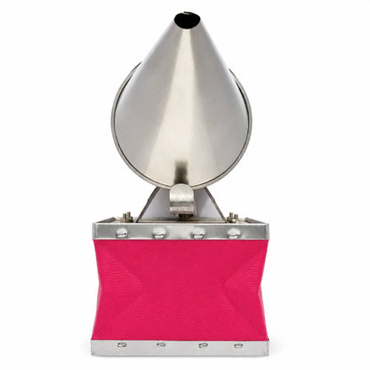 Pink Stainless Steel Beekeeping Smoker with Heat Shield