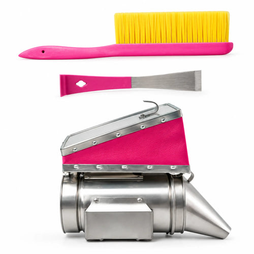 3-Piece Pink Beekeeping Tool Set – Smoker, Hive Tool & Bee Brush