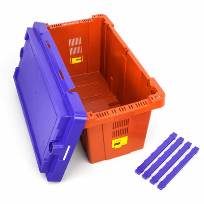 5-Frame Plastic Nuc Box with Locking Lid