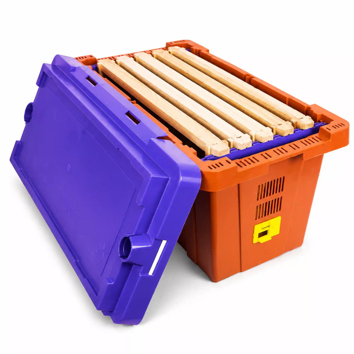 5-Frame Plastic Nuc Box with Locking Lid