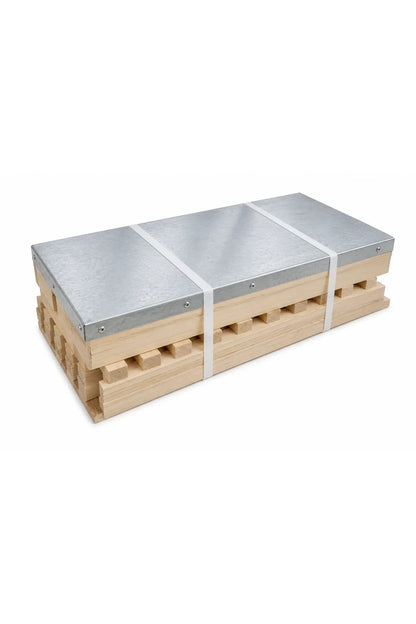 5-Frame Wooden Nuc Hive – Flat Pack with Galvanized Lid